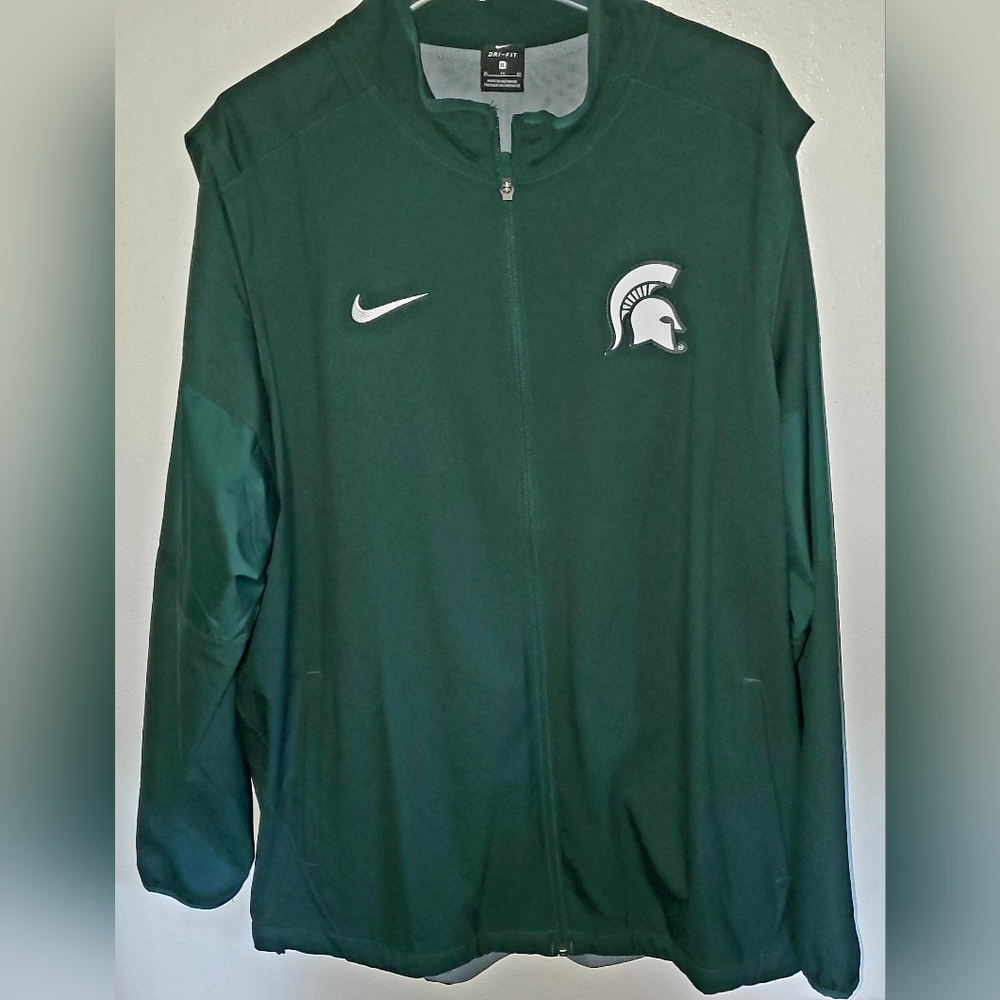 Michigan State Dri Fit Nike XL Quarter Zip Jacket